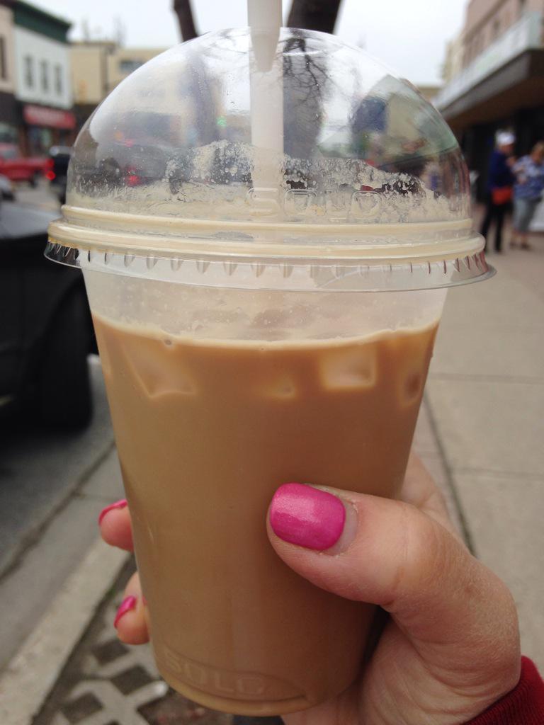 Now that's a fabulous iced coffee from #RabbitDish in Port Elgin #PortElgin