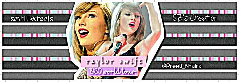 samriti_creats's tweet photo. Header for @Preeti_Khaira 😊 Theme: @taylorswift13 hope you like it ! http://t.co/FareZ5KMY0