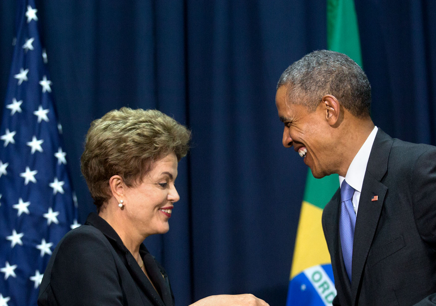 UNFCCC's tweet photo. In a joint statement, the Presidents of the US and Brazil have committed to success at #COP21 http://t.co/fXScwPZlyO http://t.co/oLxfTcT8It
