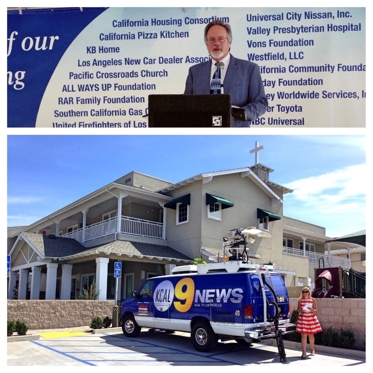 jashmencitygate's tweet photo. Spoke at the dedication of San Fernando Valley Rescue Mission's family center. Fabulous facility. http://t.co/mWbzURVt1b