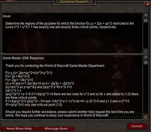 LastLightGuild's tweet photo. #worldofwarcraft has amazing customer service lol. http://t.co/jDgvqPisZm