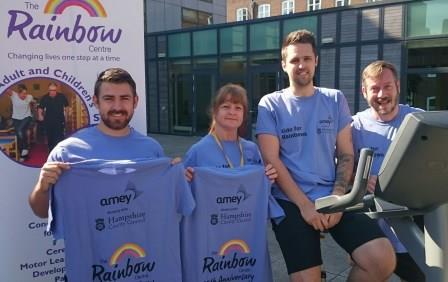 AmeyLtd's tweet photo. Our #Hampshire team hope to raise £5k for @rainbowcharity - good luck! http://t.co/an9tOxvEsW http://t.co/CyGfGx9GCf