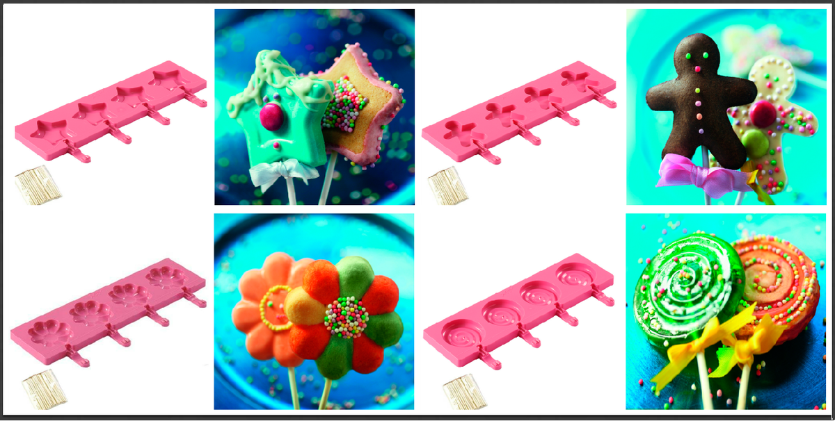 #Moldes para #piruletas.Una perfecta opción para cualquier ocasión.
bit.ly/1U0Ldkx