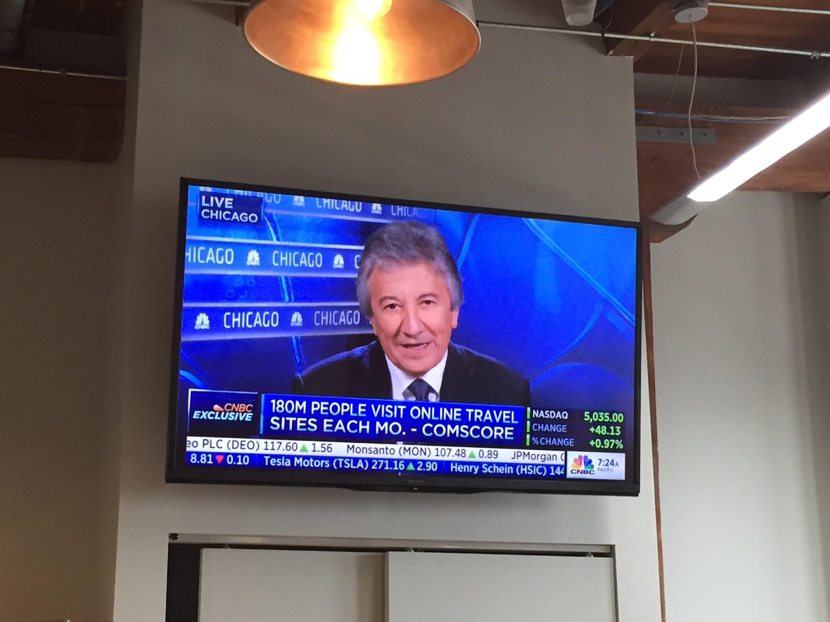 dvanvooren's tweet photo. Great seeing our board member @gfulgoni of @comScore on @SquawkCNBC this morning talking about #online #travel. http://t.co/2xMI6exbme