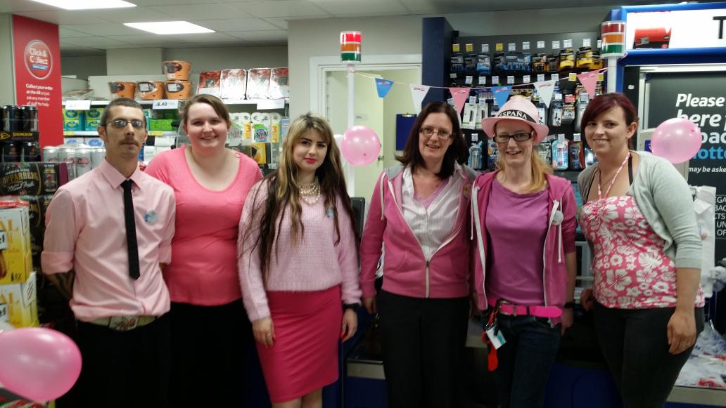 £66 raised on our pink day for our race for life colleagues!! Well done!