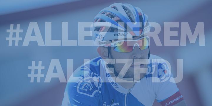 GroupamaFDJ's tweet photo. #TDF J-3 
👤 Jérémy Roy
📱 @jeremyroy
📊 Participations : 7⃣

 #ALLEZJEREM ! http://t.co/nvN1hoFnWT