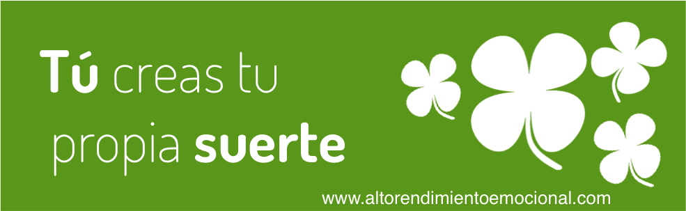 La suerte sólo existe para la persona que la crea con su constancia y trabajo diario. #tupuedes