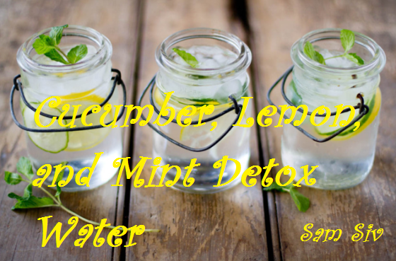 SamSivAuthor's tweet photo. lemon&amp;mint may aid digestion&amp;the cucumber re-hydrates along with having anti-inflammatory properties.
#DetoxWater http://t.co/8IEWyOTXDB