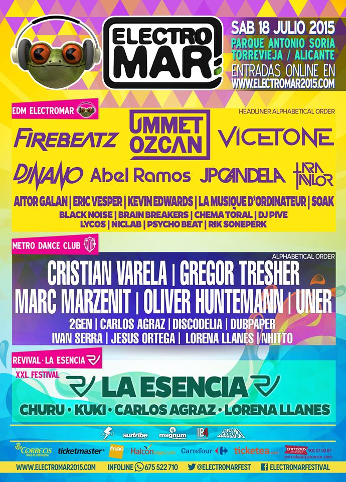 <a href="/AlbertoLarguino/">Alberto Sanchez</a> Electromar sab18 Jul Torrevieja,  entradas Correos bit.ly/ElectroMar2015 - 675522710