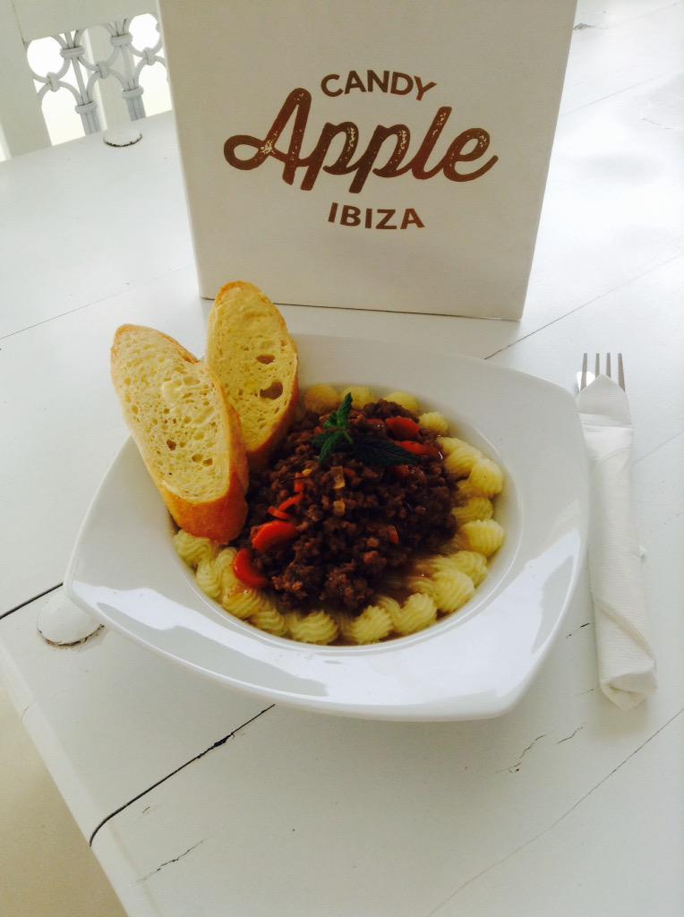 CandyAppleIBZ's tweet photo. CANDY APPLE SPECIAL - mince and tatties...ideal for those missing their mummys and needing some home comfort #Ibiza15 http://t.co/fiio2Rj3aG