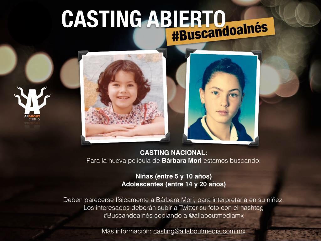 allaboutmediamx's tweet photo. Casting #BuscandoaInes Si conoces niñas que se parezcan a Bárbara Mori escribe a casting@allaboutmedia.com.mx http://t.co/2tYxhhXv7s