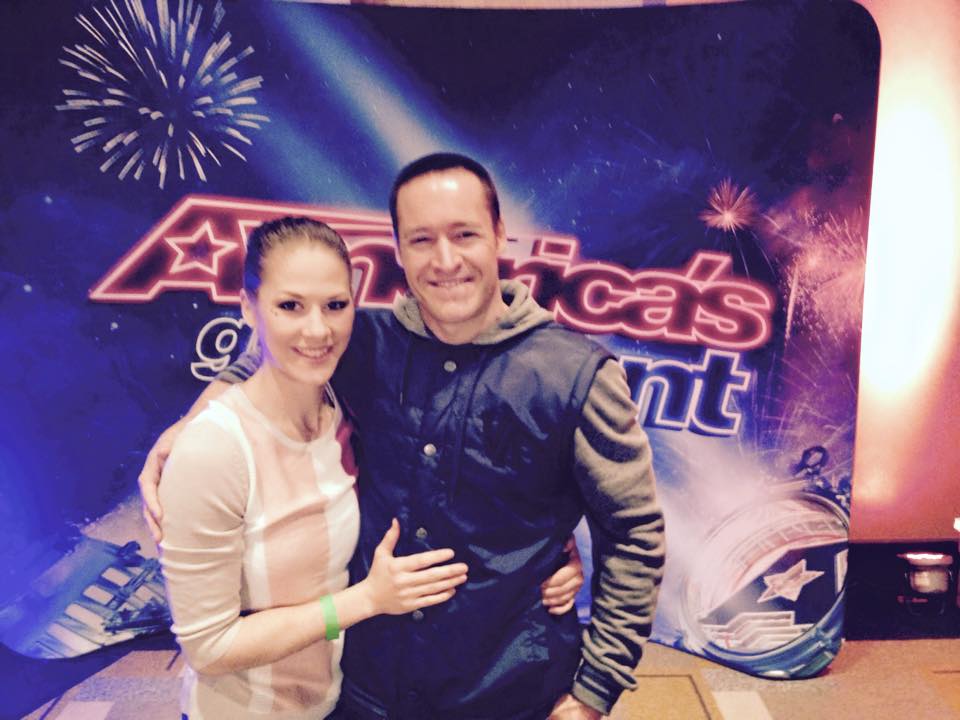 TheHumanFlags's tweet image. #AGT - Karen and Dominic, @TheHumanFlags