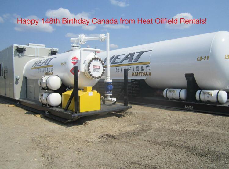 HeatOilfield's tweet photo. The heat team hopes everyone has a great Canada Day!  #CanadaDay2015 http://t.co/k6P94Bbuy9