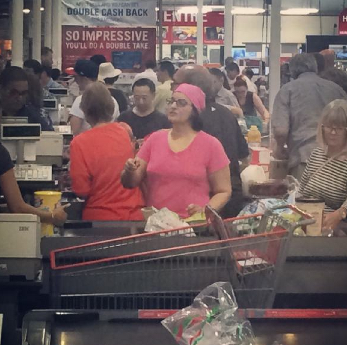 MensHumor's tweet photo. Meg Griffin spotted at my local CostCo http://t.co/G6a3wYIbUI