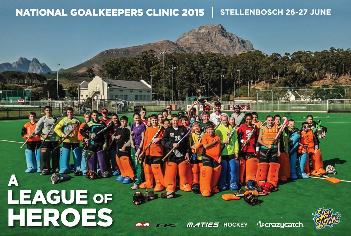 #NationalGK15 <a href="/TKhockeySA/">TK Hockey SA</a> <a href="/CrazyCatchUK/">Crazy Catch UK</a> <a href="/Maties_Hockey/">Maties Hockey Club</a> <a href="/Steri_Stumpie/">Steri Stumpie</a> <a href="/GOALKEEPING_101/">GOALKEEPING101</a> #GOALIEGRADUATION