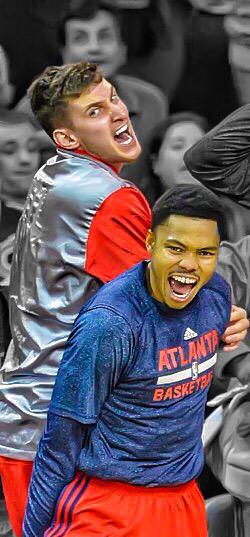 Happy birthday to two loyal Hawks: Kent Bazemore and Mike Muscala! 