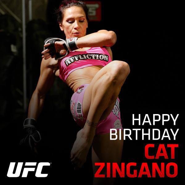 Happy birthday to my favourite female fighter alpha cat zingano :) what a beaut    