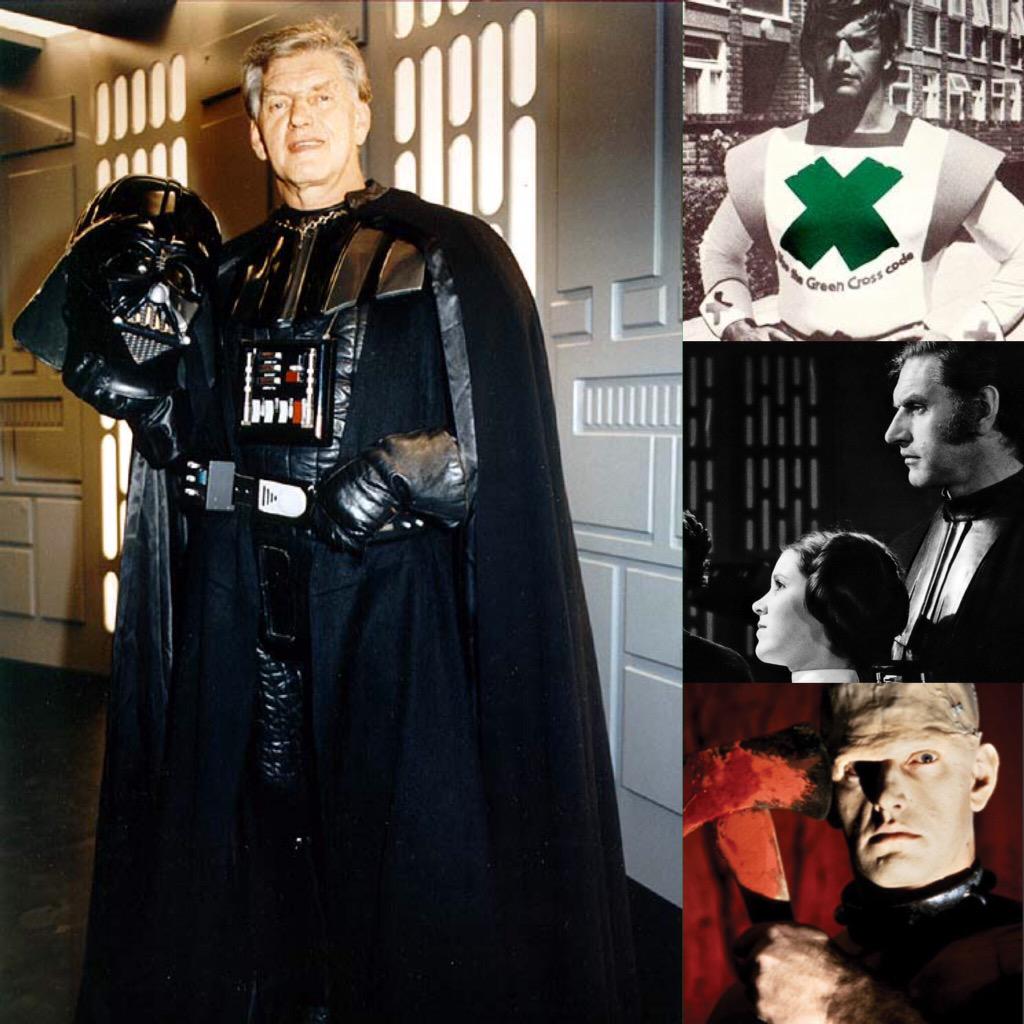 Happy Birthday to David Prowse MBE Bodybuilder, weightlifter and actor, the man behind Vaders mask. 