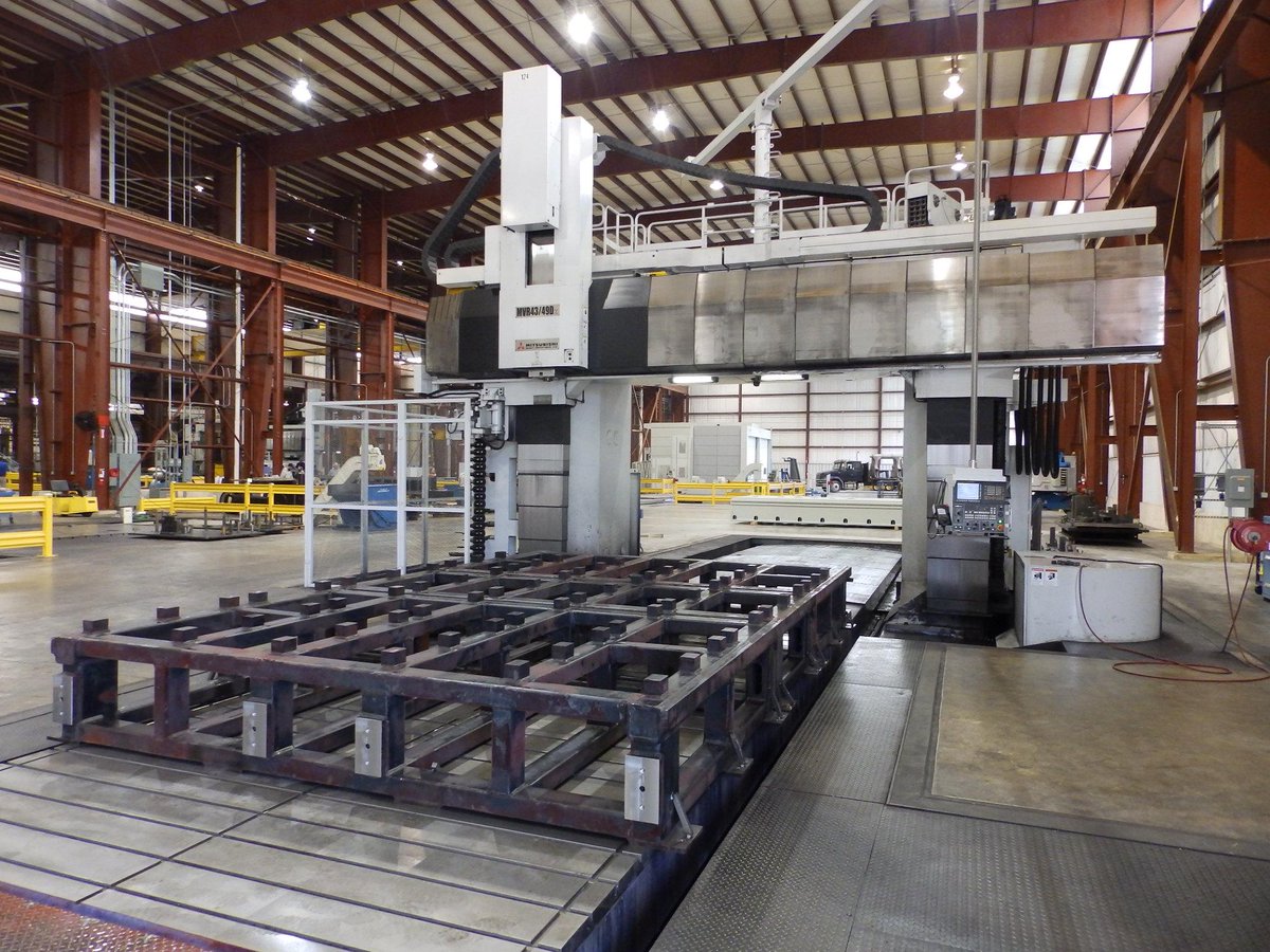 KMMachineFab's tweet photo. Large CNC Machining of large fabricated base for a CNC machine tool. http://t.co/Iyw0qjjc5I