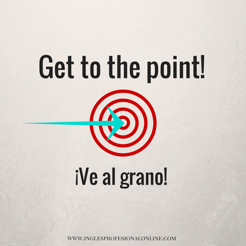 InglesProOnline's tweet photo. #FraseÚtil en #inglés: 
Get to the point = Get to the most important part
#InglésPro #AprenderInglés http://t.co/YBETegl0ae