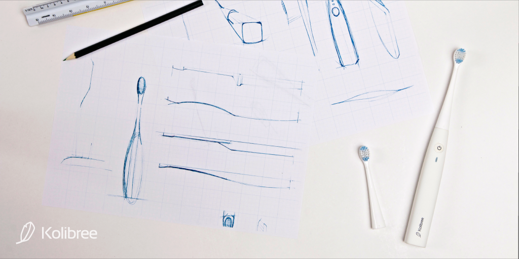 Kolibree's tweet photo. Here's a look at how we designed our #connected #toothbursh #innovation http://t.co/TNRMcn5kPV
