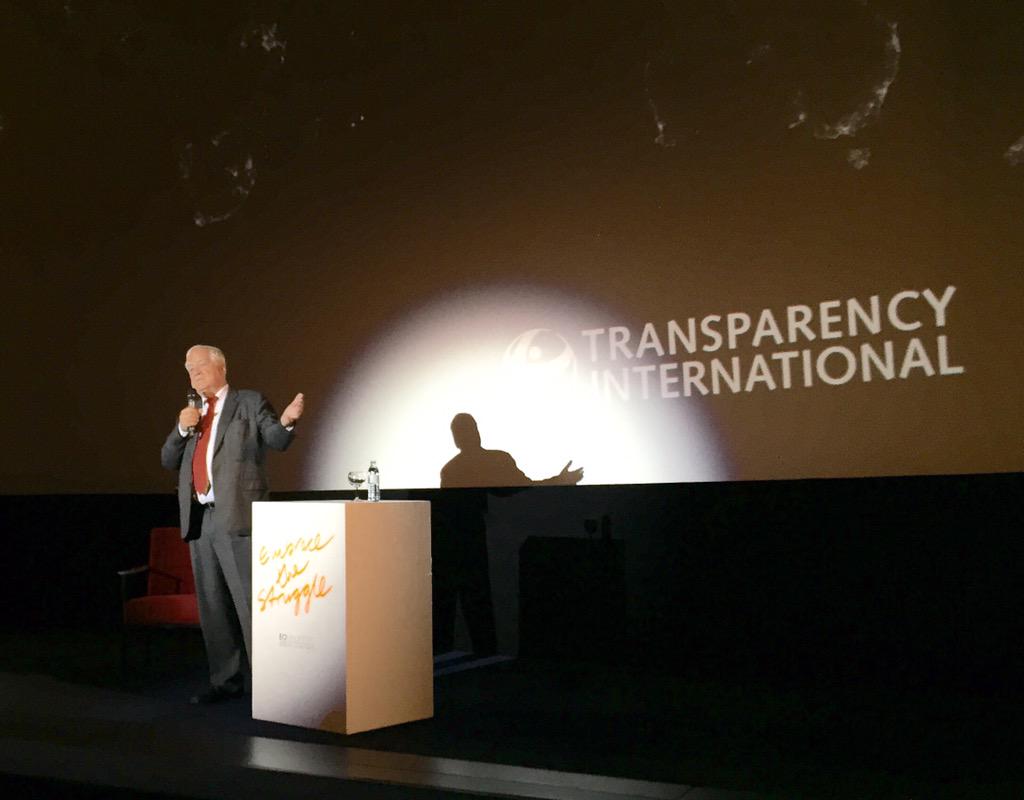 EOUnlimited's tweet photo. Peter Eigen about the struggle to build Transparency International @anticorruption #EONATION #EOUNLIMITED http://t.co/8d79roUWE1