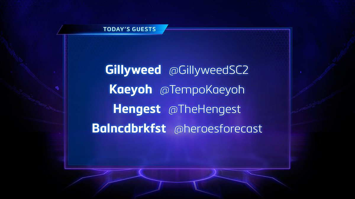 BlizzHeroes's tweet photo. Brawl with the Blues starts now! @GillyweedSC2, @TempoKaeyoh, @TheHengest, @HeroesForecast! 

http://t.co/RAF9DdMPOl http://t.co/Jb4hFCA52c