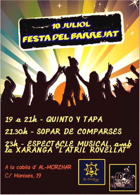Lucia46960's tweet photo. Todos con @AlMorzhar el próximo sábado 10 de julio para empezar las fiestas de #MorosyCristianos en #Aldaia #barrejat http://t.co/jgUgRRYmRz