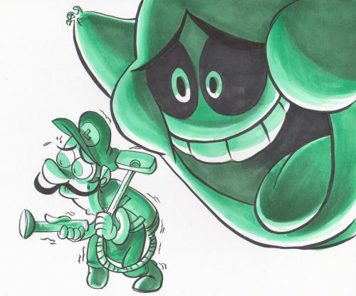 BooOfWorld2's tweet image. @tall_green_bro Little wimpy Luigi