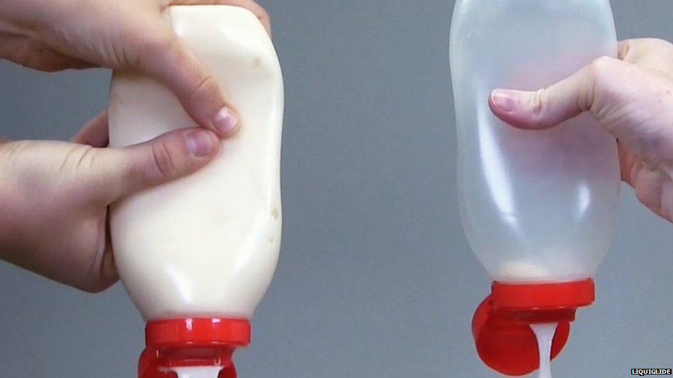 BBCWorld's tweet image. Mayonnaise that doesn't get stuck in the bottle is being developed bbc.in/1CJVabq