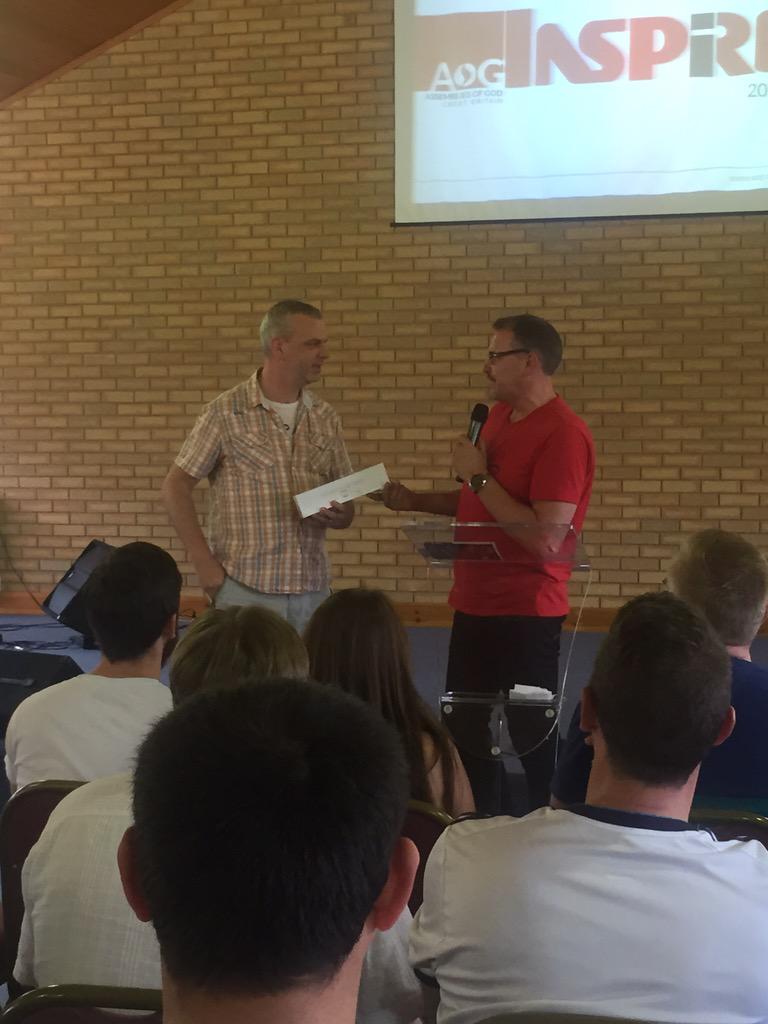 Massive congratulations to Matthew Atkins, the winner of our Apple Watch prize draw! #inspire2015