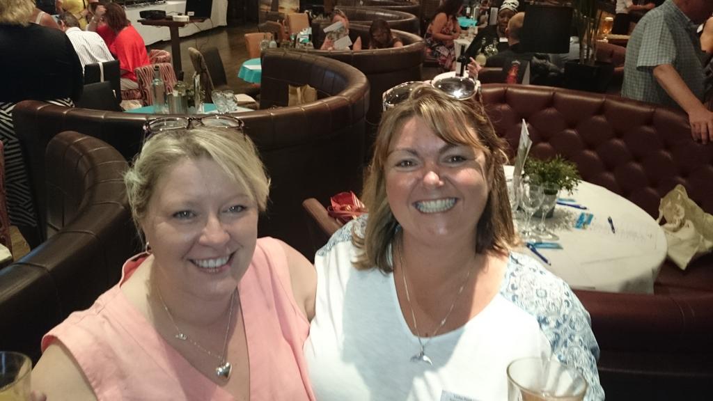 TravelsbyLesley's tweet photo. Nice to catch up with Audrey #sandalsUk at #grenadaroadshow @puregrenada @SandalsResorts http://t.co/LfNSd9i7ne