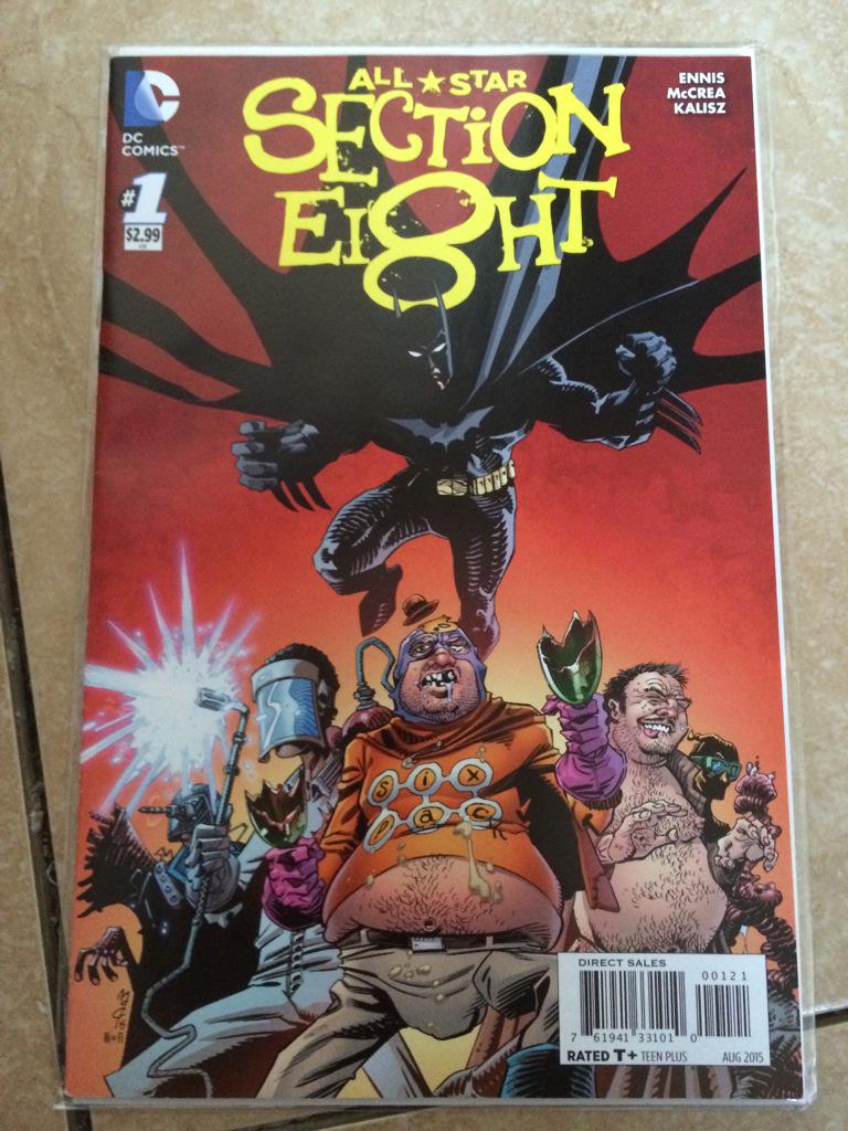 johnnyutah66's tweet image. Have to say a big thanks to @comicbookguysni for hooking me up with @mccreaman variant of All 🌟 Star #sectioneight #1