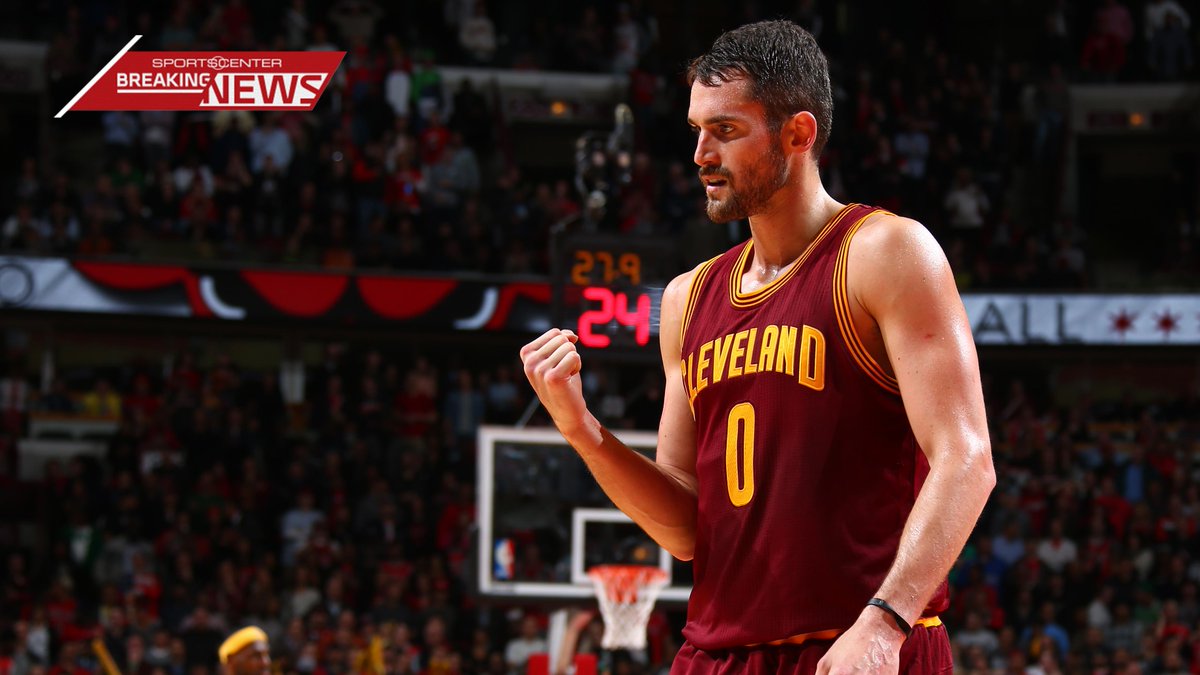BREAKING: Kevin Love says that he will return to the Cleveland Cavaliers. (via <a href="/PlayersTribune/">The Players’ Tribune</a>)