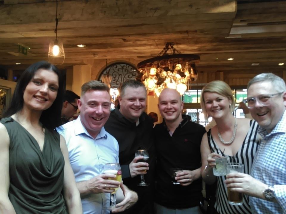 samg_279's tweet photo. Prog into GM&amp;KM Grads - hard @ work celebrating well earned succes We'reTheMainIngredient! @WeAreSUGM @SpencerGraydon http://t.co/seeM0PJ5Sq
