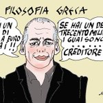 RT @magdicristiano: La #vignetta di #MarcelloSartori - Il debito della #Grecia è enorme? Non è il debitore ma è il creditore nei guai http:…