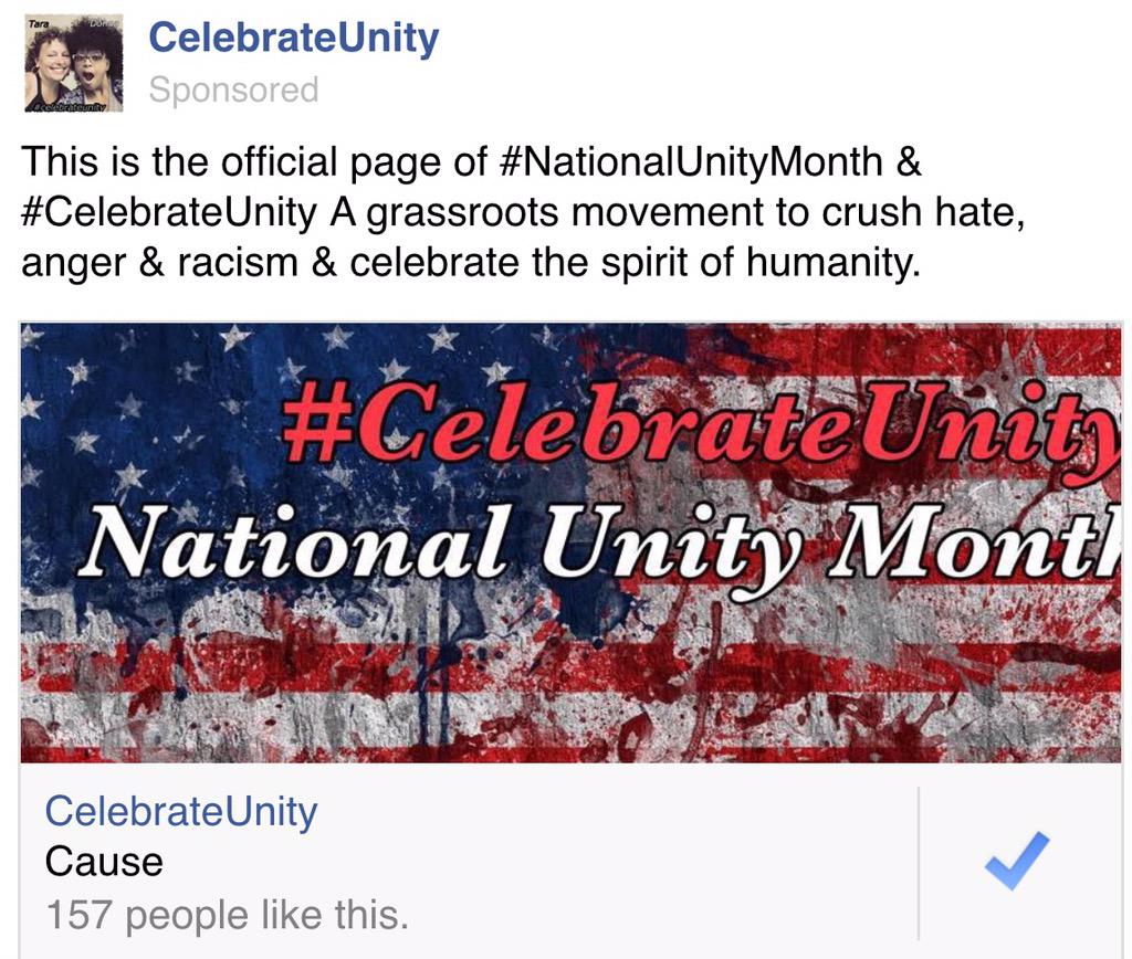 CelebrateUnity's tweet image. Join #TeamUnity and #baboutunITy