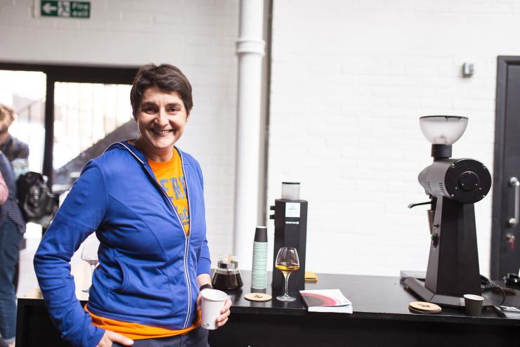 sprudge's tweet photo. Natural wine and coffee, together at last in our interview with @isabellelegeron of @RAWfair http://t.co/80vlsztjhq http://t.co/vT98Ycssw8