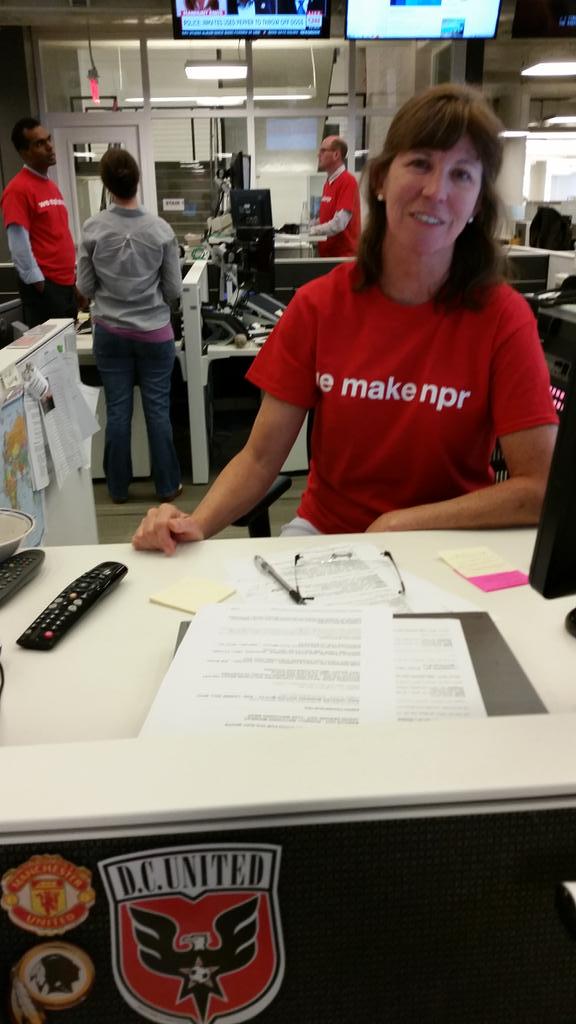 #WeMakeNPR#InSolidarity.  Bringing you newscasts 3X an hour all morning. #WeMakeNPR #InSolidarity