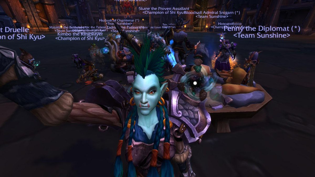 PinkBatgirl's tweet image. 3 down so far, on to the 4th! #Warcraft #NewRaid #HellfireCitadel #hfc