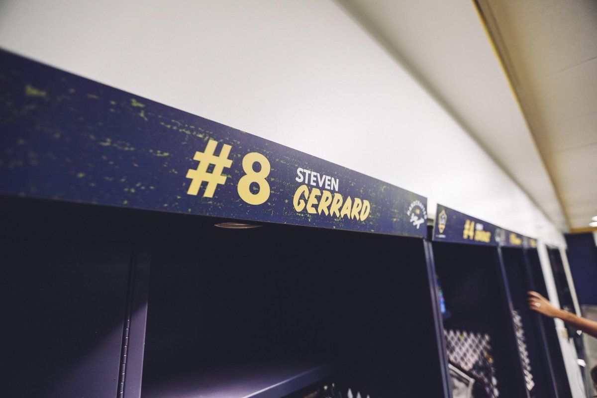 LAGalaxy's tweet photo. Go behind the scenes of Steven Gerrard’s adaptation to @MLS: http://t.co/GvBjTgNC3u #GR8NESS http://t.co/JKFzwywI4e