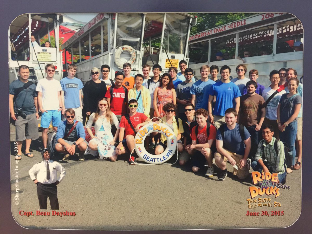 Intentsoft's tweet photo. Our interns got an up close view of Seattle yesterday. They rode the ducks, saw the space needle, &amp; explored the EMP! http://t.co/XEZRStYWdx