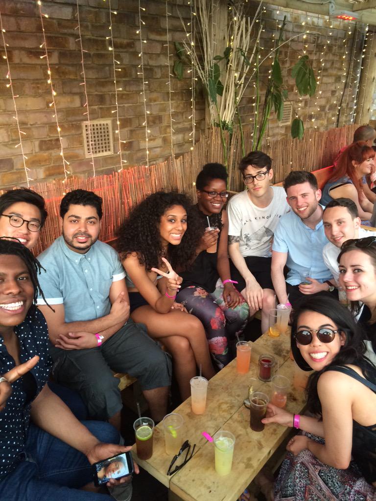 endemolbeyondUK's tweet photo. The team out at @EndemolShine summer party http://t.co/Vr8SdneZIH
