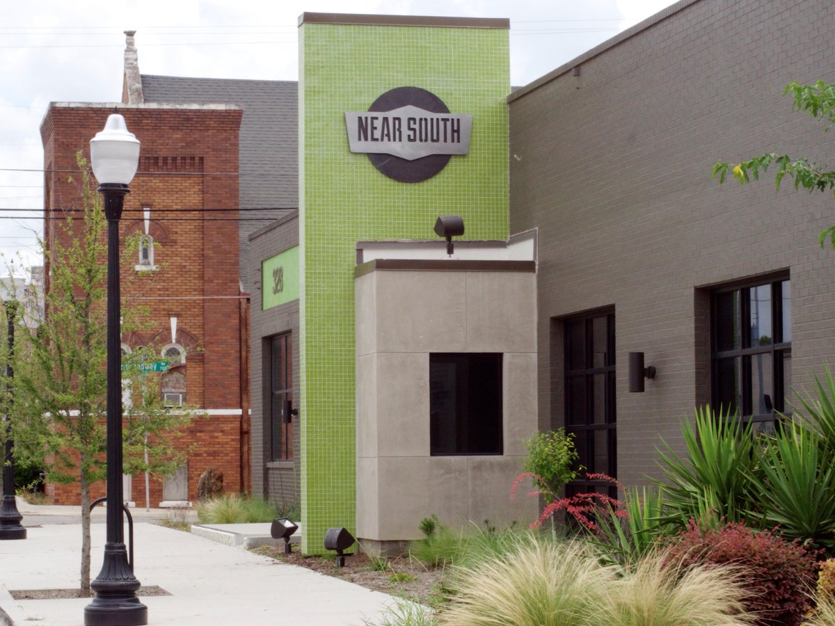 NearSouthStudio's tweet photo. We have new signs! We've finally escaped the identity of "that green and gray building on Hemphill"! #custom #signs http://t.co/jt2ipWntGv