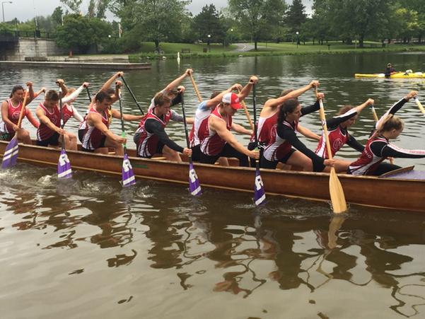 CanoeKayakCAN's tweet photo. There's Team Ontario heading out in war canoe for the final race of Canada Cup 2. @OCSRA http://t.co/Xdtb7zh69m