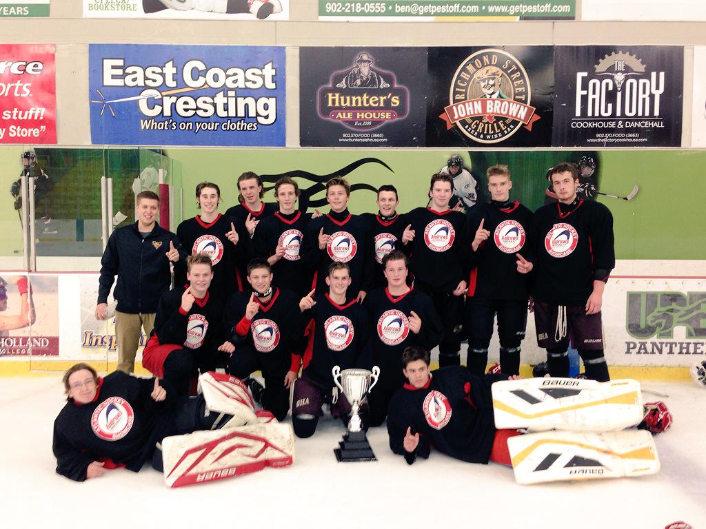 AndrewsHockey1's tweet photo. Your 2015 Midget Showcase Champions, Team Black! http://t.co/yqFYV0KQEf