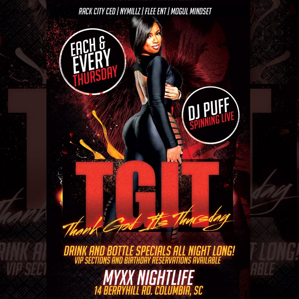 MyxxNightlife's tweet image. @NyMillzIsBak @JetNightLife @rack_city_ced_ @HollywoodDub @HOT1039SC @Get2KnowNeek @