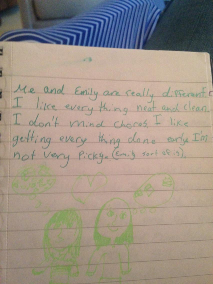 ELancette's tweet photo. Middle child woes... #journalgems http://t.co/0tiO9sXnOG