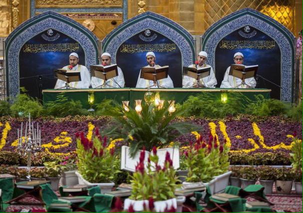 IraqPics's tweet photo. Daily Quran circles in the Mosque of Al-Abbas in Karbala during the month of #Ramadhan
جلسات قرآن رمضانية في كربلاء http://t.co/vLHWfPLtBM