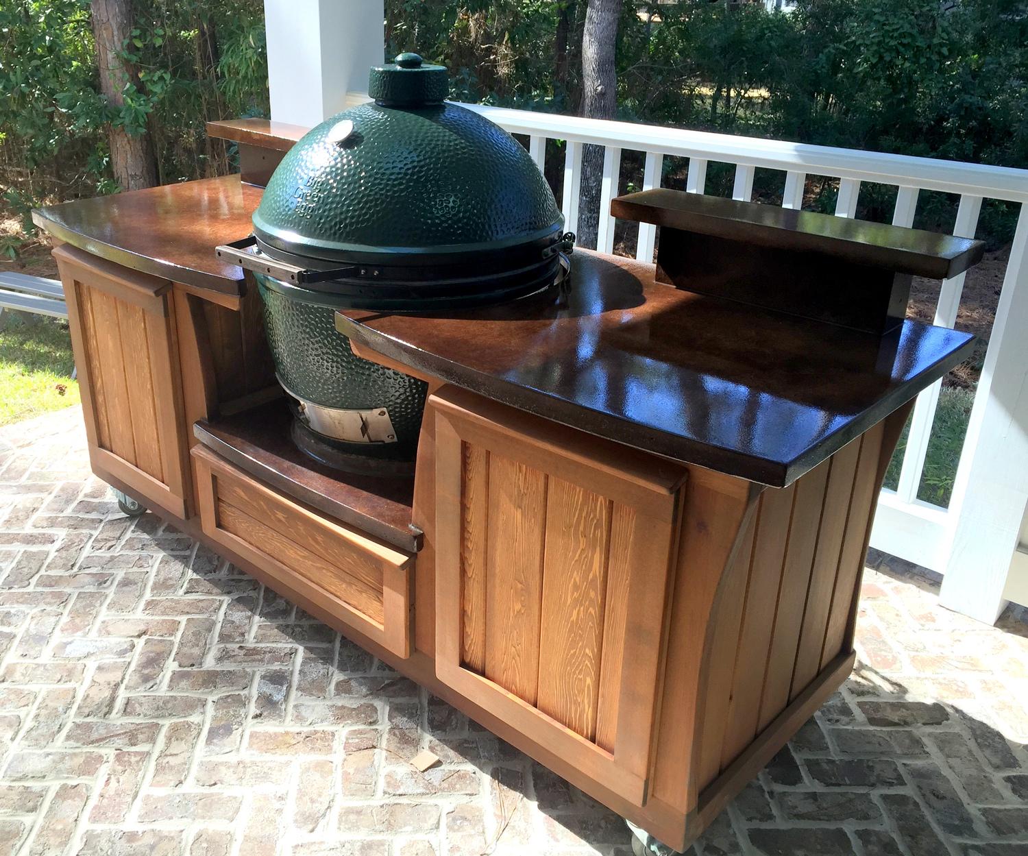 Big Green Egg Tables Posh Patios X